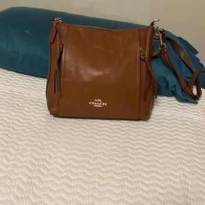 Coach Brown Leather Shoulder Bag